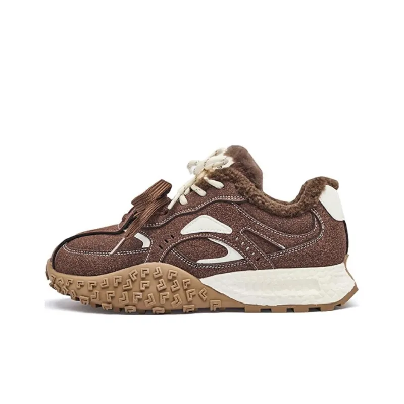 AGSDON Warm Height Increasing Low-Top Casual Shoes Women's-7