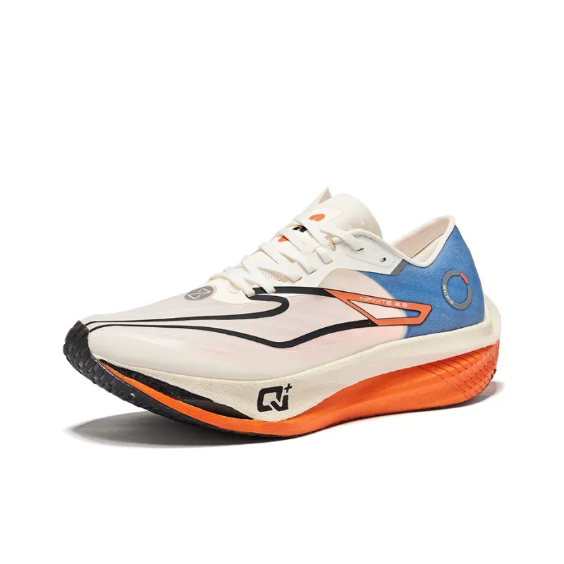 Erke Zhijing 2.0 Cushioning Rebound Low-Top Running Shoes Men's Microcrystal White/Jet Black-2