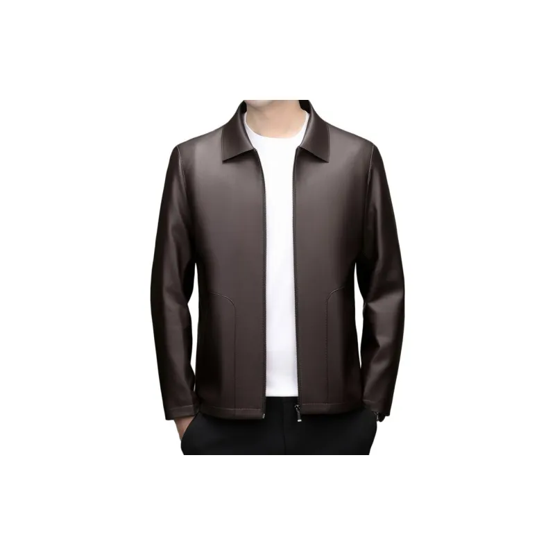 PIERRE CARDIN Leather Jacket Men's-11