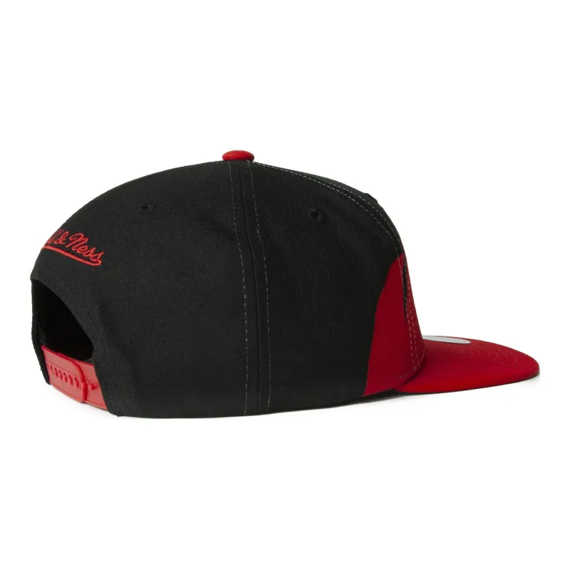 Mitchell & Ness Polyester Baseball Caps Men's Red/Black-2