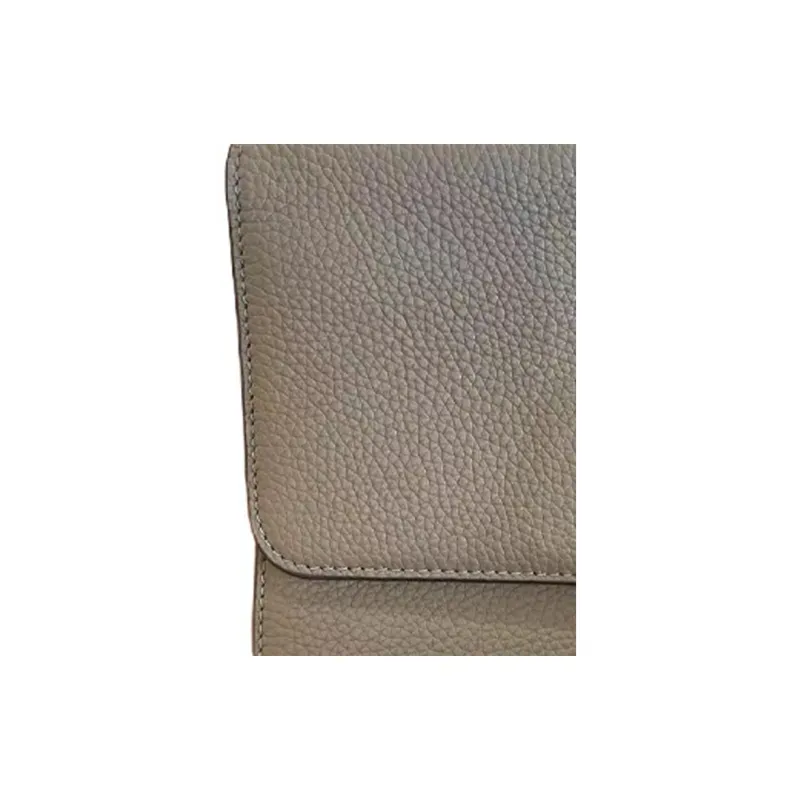 TORY BURCH Britten Litchi Grain Leather Shoulder Bag Crossbody Bag Small Size Women's Hawk Heron Gray-2