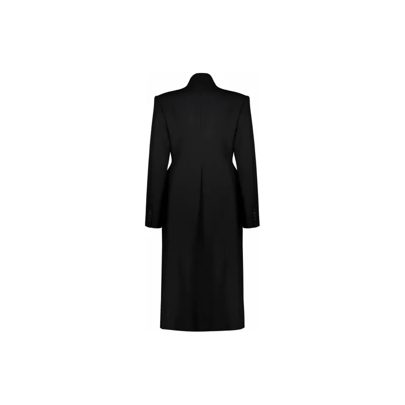 Balenciaga Double-Breasted Long Coat-1