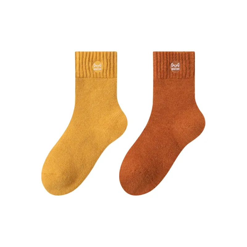 MIIOW Mid Calf Socks Unisex 2 Pack-9