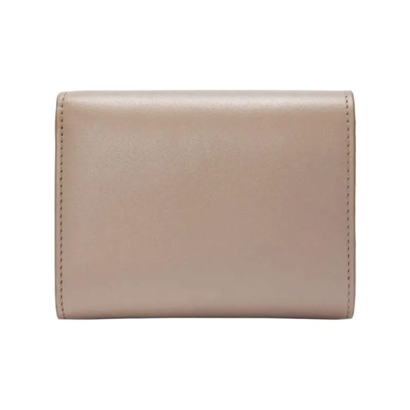 LOEWE Shiny Nappa Calfskin Wallet Men's Sand & Tropical Green-1