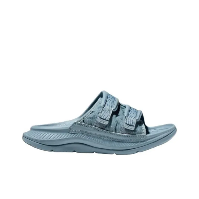 HOKA ONE ONE ORA Luxe Slip Resistant Abrasion Resistant Slide Slippers Unisex Blue-1