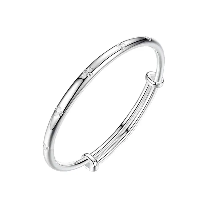 SINO GEM Sterling Silver Bangles Women's-0