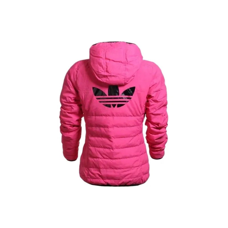 Adidas Puffer Jacket Women's Rose Red-1