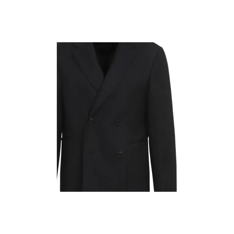 DRIES VAN NOTEN Barleys Double Breasted Jacket-4