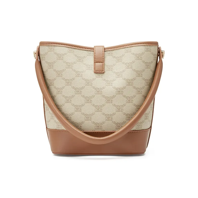 JOSINY PU Shoulder Bag Regular Women's Brown-3