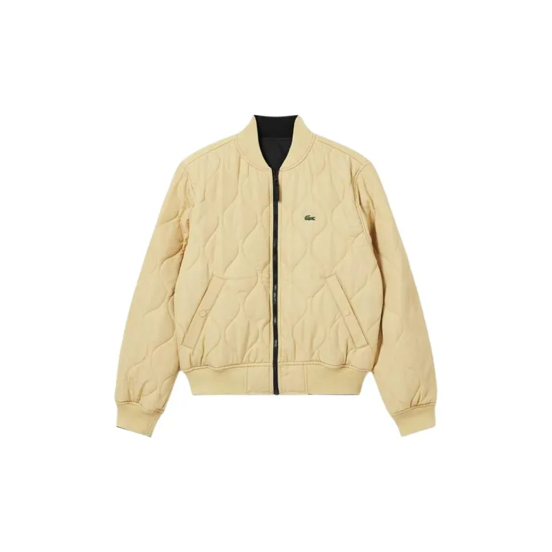 LACOSTE Jacket Men's Black/Beige Yellow-1