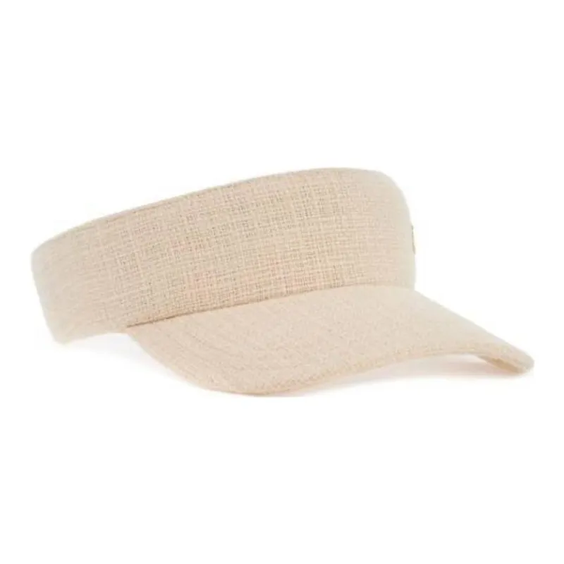 Valentino VLogo Plaque Curved Wide Hem Visor-2