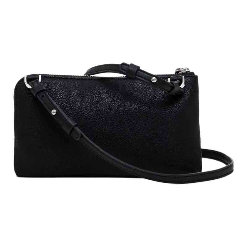Desigual Polyurethane Shoulder Bag, Crossbody Bag, Wallet Regular Women's Black-2