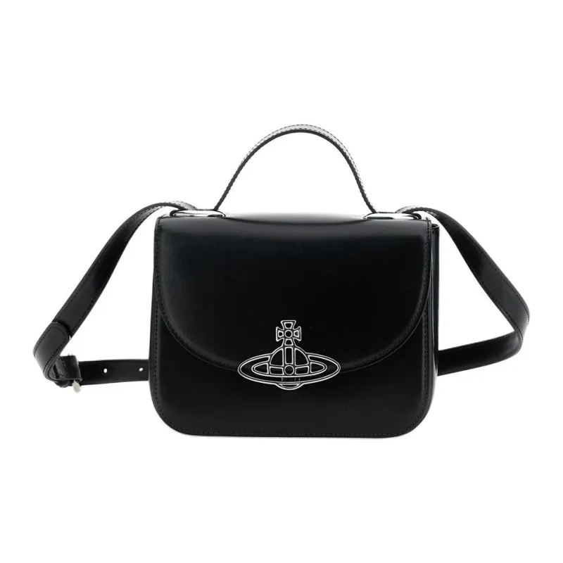 Vivienne Westwood Linda Logo Plaque Shoulder Bag-0
