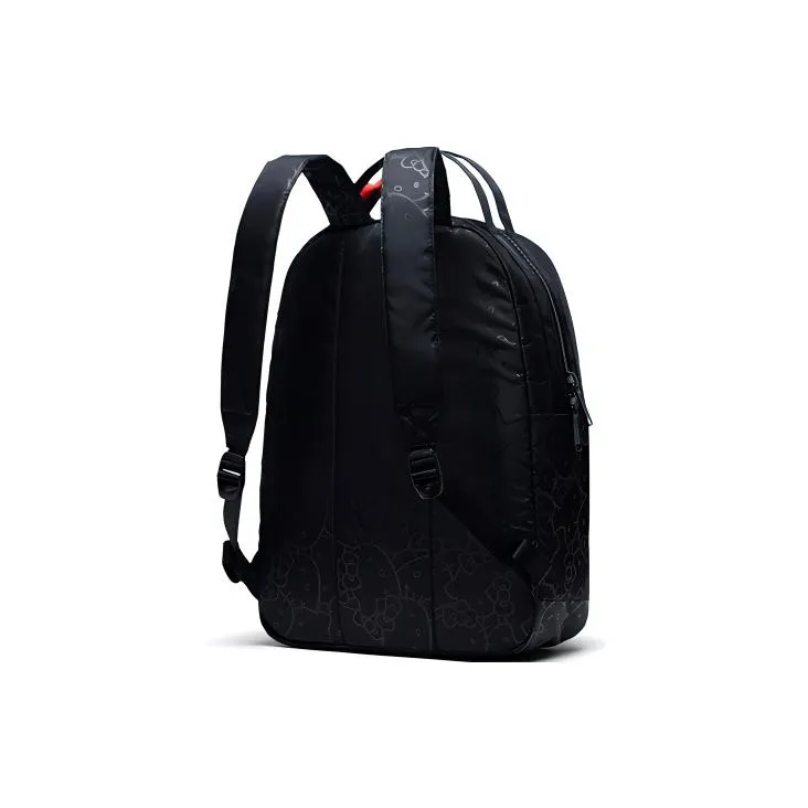 Herschel Hello Kitty Collaboration Polyester Backpack Medium Size Unisex Black-2