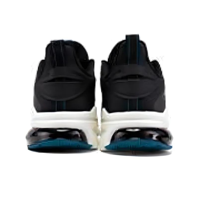 361° Cushioning, Wear Resistant Low Top Running Shoes Men's Black Cyan-2