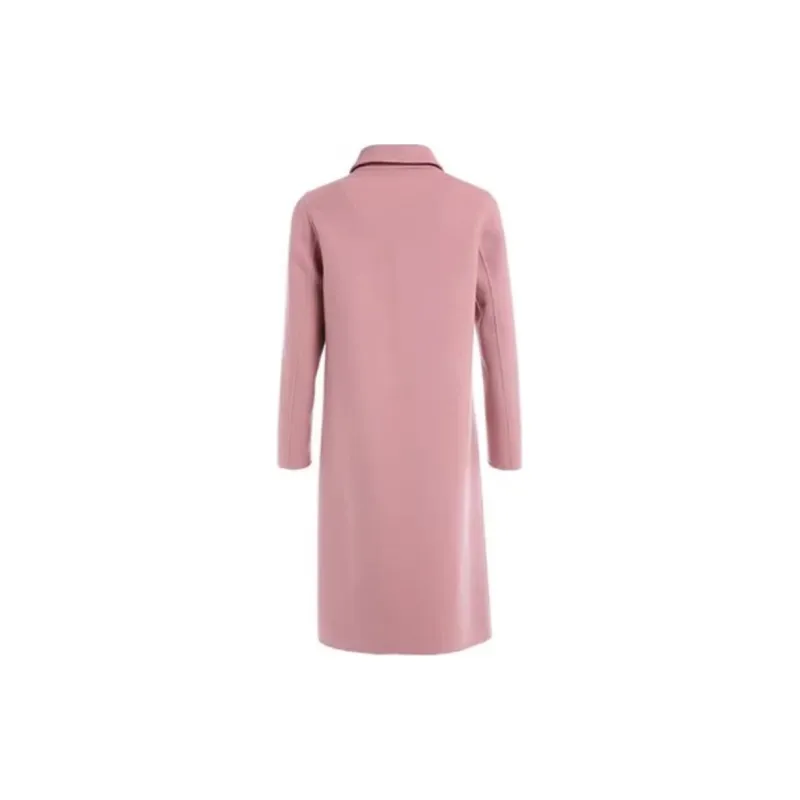 QIAOWANNI Coats Women's Bright Pink-1