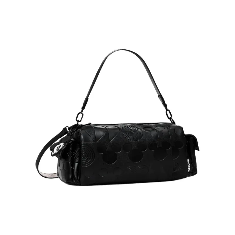 Desigual Polyurethane Crossbody Handbag, Shoulder Bag Regular Women's Black-2
