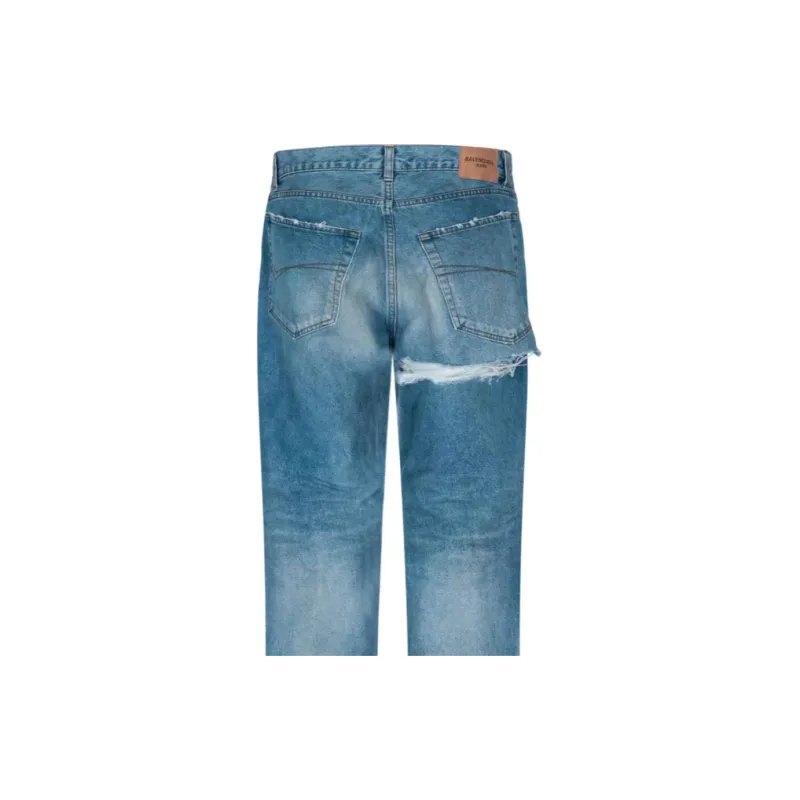 Balenciaga Jeans Men Blue-3