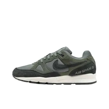 Nike Air Span 2 Cushioning Lightweight Low Top Casual Shoes Men's Gray Green
