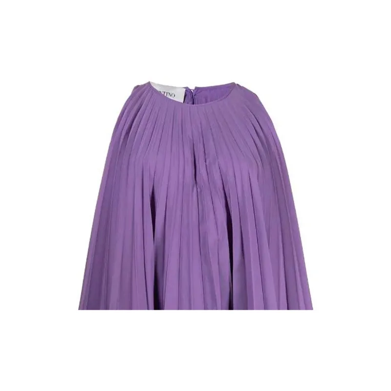 Valentino Sleeveless Dresses Women's Purple-4
