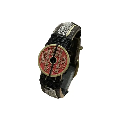 JIBAINANXI Alloy Leather Wristbands Unisex