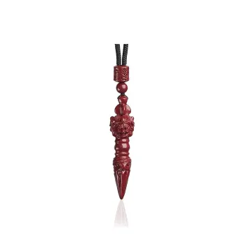 Bubble Scallops Reconstructed Cinnabar Necklaces Unisex