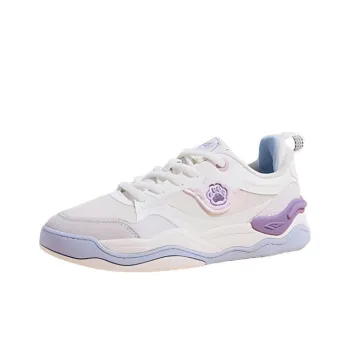 QIAODAN Cute Pet 1.0 Warm Low Top Skateboard Shoes Women's Ivory