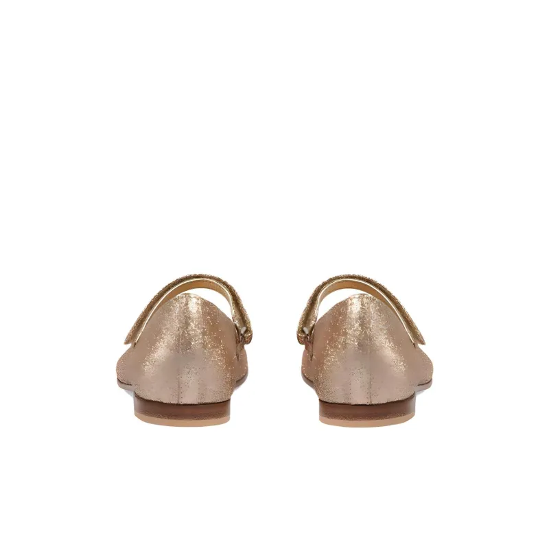 GUCCI Kids Horsebit-detail Ballerina Shoes-5