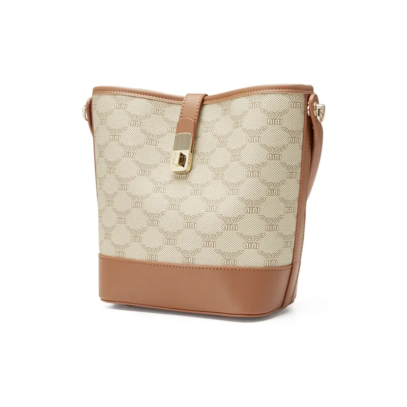 JOSINY PU Shoulder Bag Regular Women's Brown-1