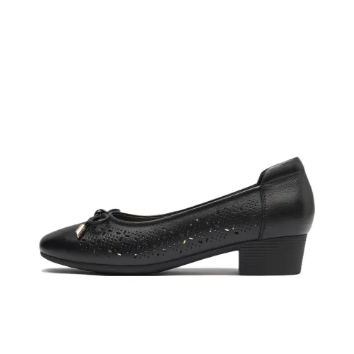 RED DRAGONFLY Slip on Casual Single Shoes 3.3cm Women's