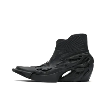 Scry Casual Shoes Unisex High Top Black