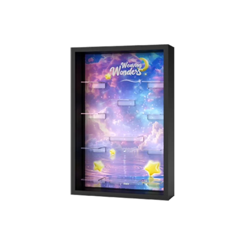 KGBOX POPMART Dream Within Acrylic Display Case With Photo Frame And Storage Function Model Accessories-1