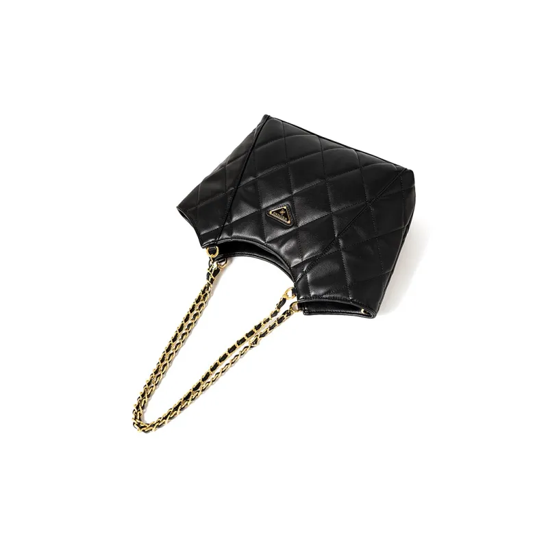 Vigno Synthetic Leather Shoulder Bag Regular Women's Black-2