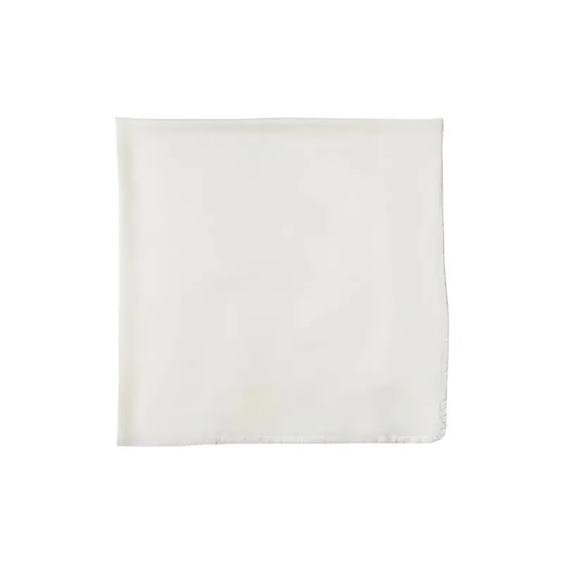 GUCCI Cotton Knit Scarves Women's White-0