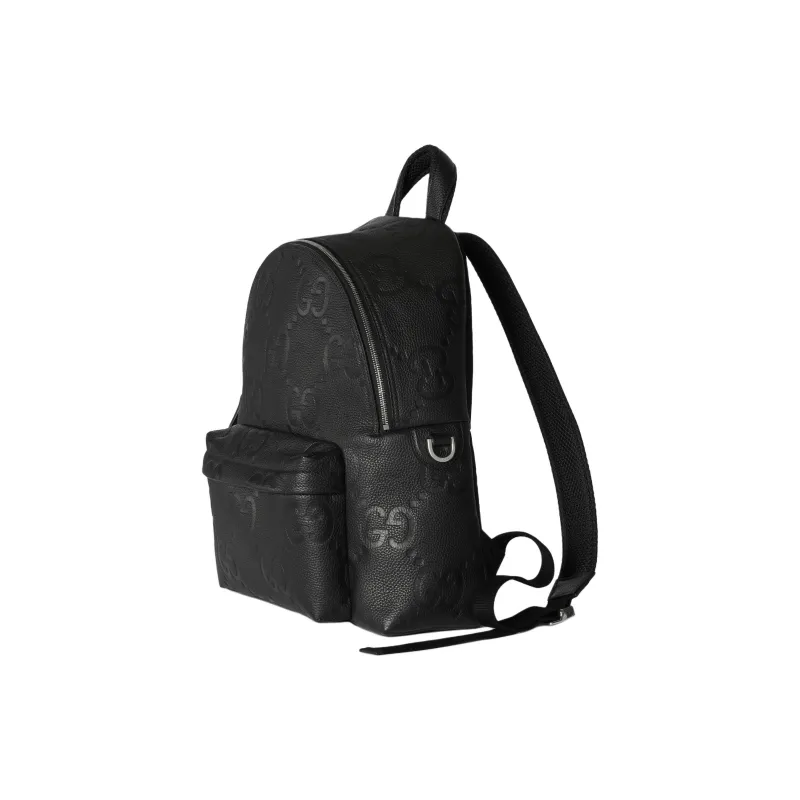 GUCCI Grain Leather Backpack Medium Size Men's Black-1