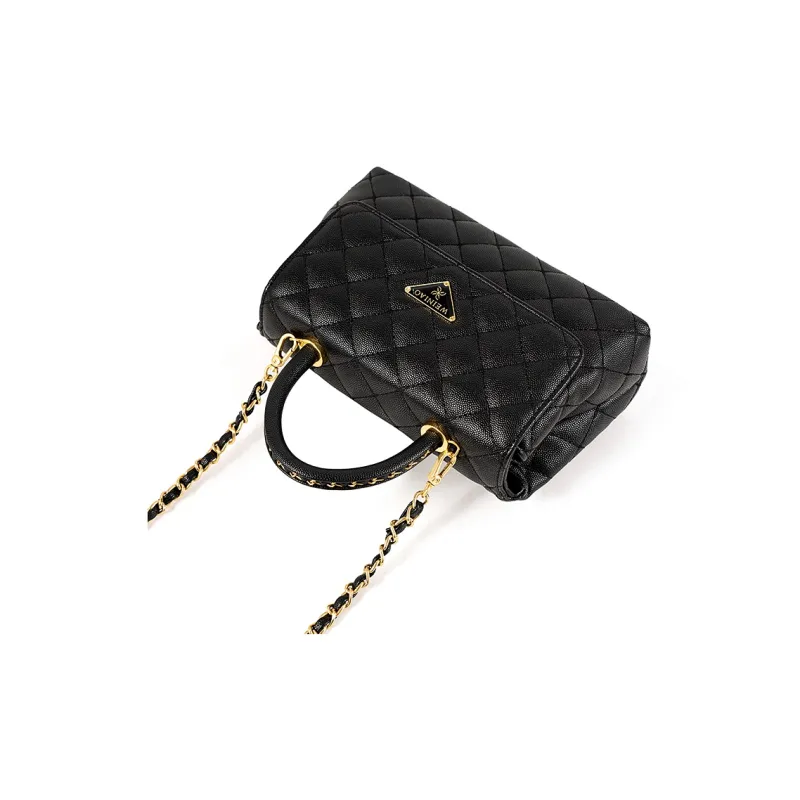 Vigno Synthetic Leather One Shoulder Handbags Regular Women's Black-15