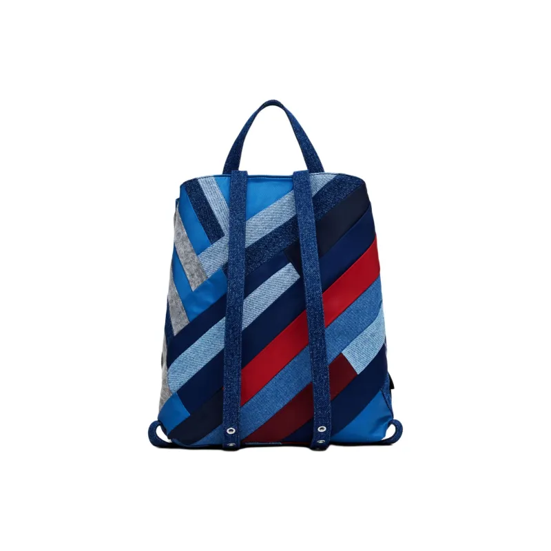 Desigual Cotton Backpack Regular Women's Blue-2