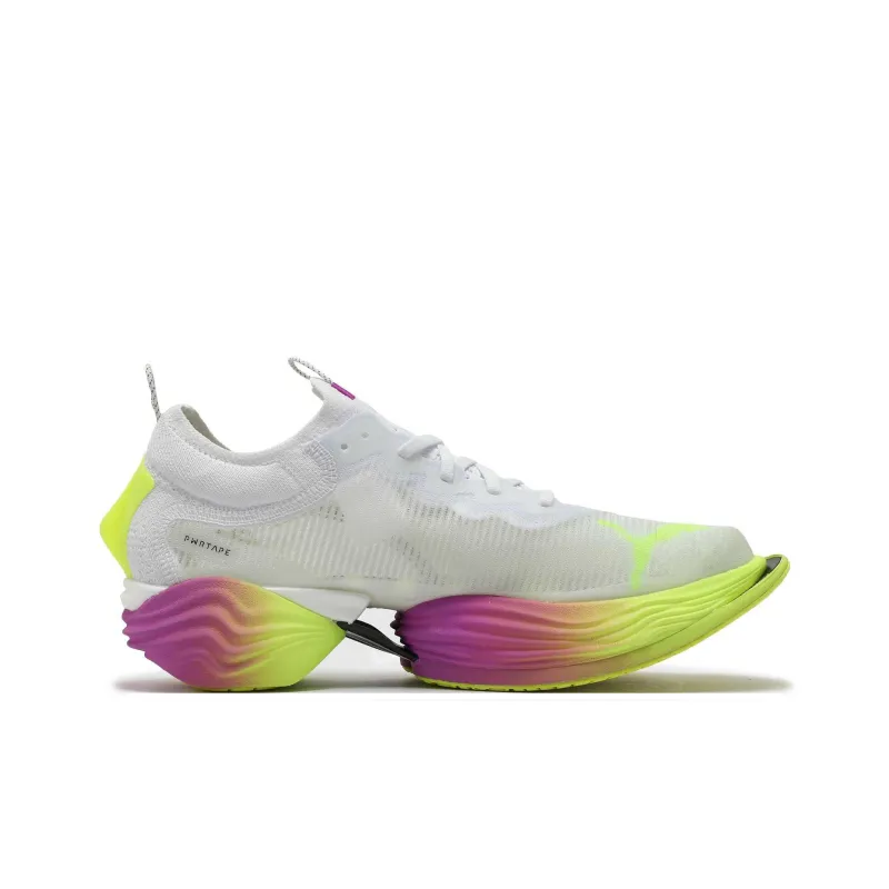 PUMA Slip-Resistant Low-Top Casual Shoes Men's White Yellow-1
