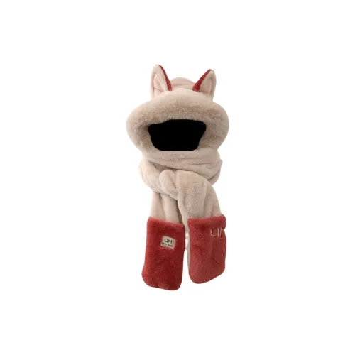 JW Polyester Hoods & Plush Hats Women's