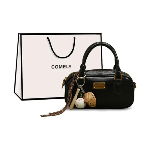COMELY Synthetic Leather Handbag, Shoulder Bag, Crossbody Bag Regular Women's Black/Brown