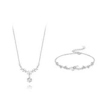 KUMET Sterling Silver Necklaces Women's Anniversary Love Confession Box