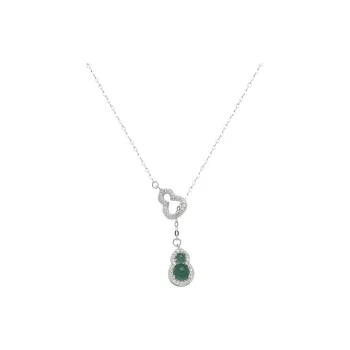 IWE Chalcedony Jade Necklaces Women's