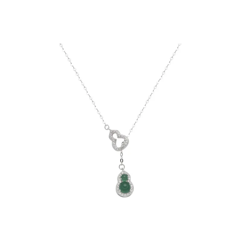 IWE Chalcedony Jade Necklaces Women's-0