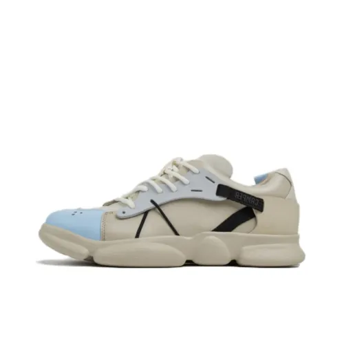 CAMPER Twins Abrasion Resistant Low Top Casual Shoes Women's Beige Blue
