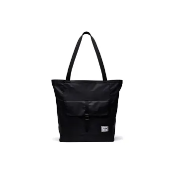 Herschel Recycled Material Tote Bag, Shopping Bag, Handbag, Shoulder Bag Tubas Unisex Black