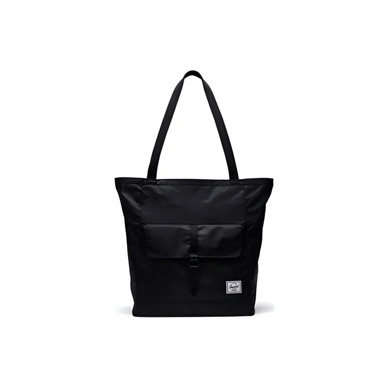 Herschel Recycled Material Tote Bag, Shopping Bag, Handbag, Shoulder Bag Tubas Unisex Black-0