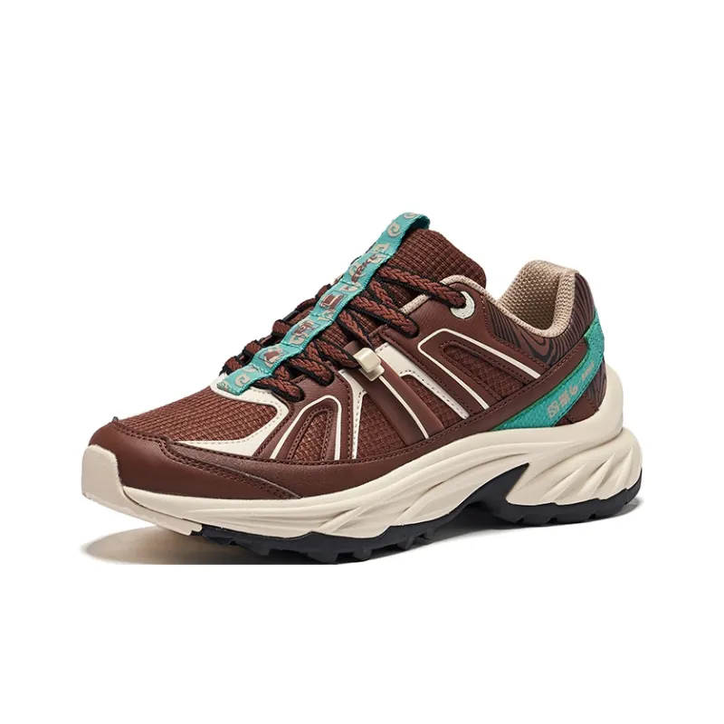 Erke Pursuit Slip Resistant Coverage Low Top Casual Shoes Women's Mocha-2