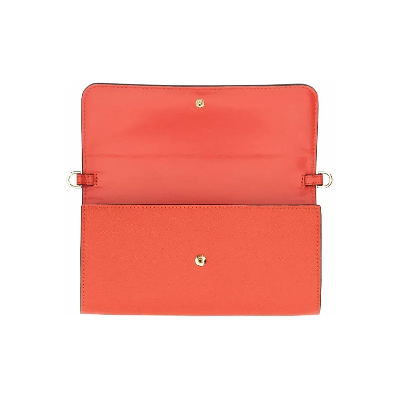 MICHAEL KORS Jet Set Leather Crossbody Bag Shoulder Bag Women's Coral Red-3