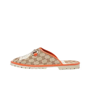 GUCCI X The North Face Sandal Beige Orange Women's