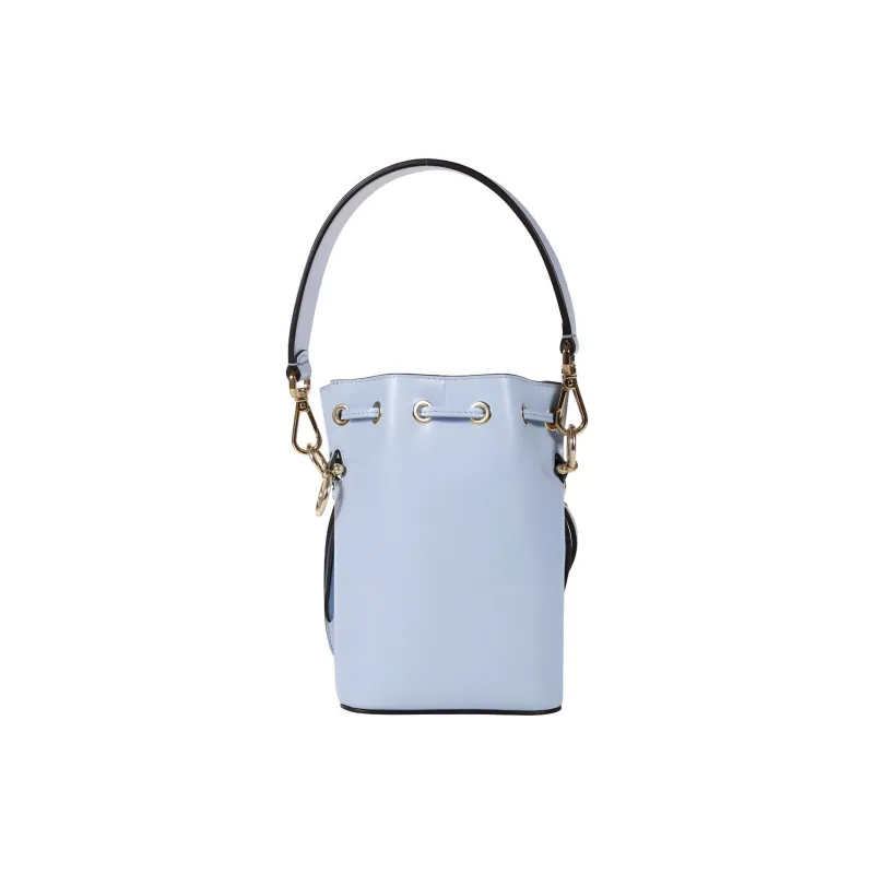 FENDI Mon Tresor Calfskin Bucket Bag Handbag Shoulder Bag Crossbody Bag Mini Women's Blue-1